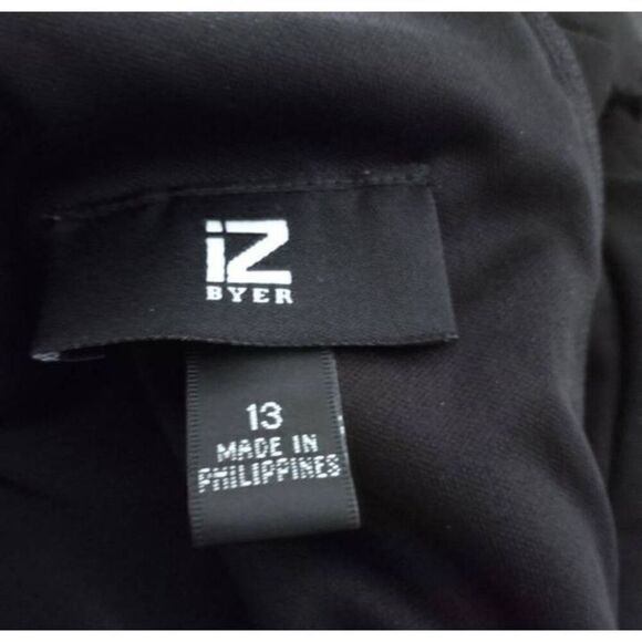 IZ BYER BLACK & BEIGE DRESS SZ.13 EUC - Picture 6 of 8
